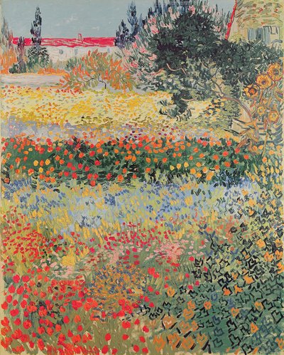 Jardin en Fleurs, Arles, juillet 1888 - Vincent van Gogh